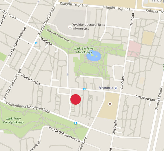 Położenie na mapie Google Przychodni MR MED na Ochocie - Warszawa
